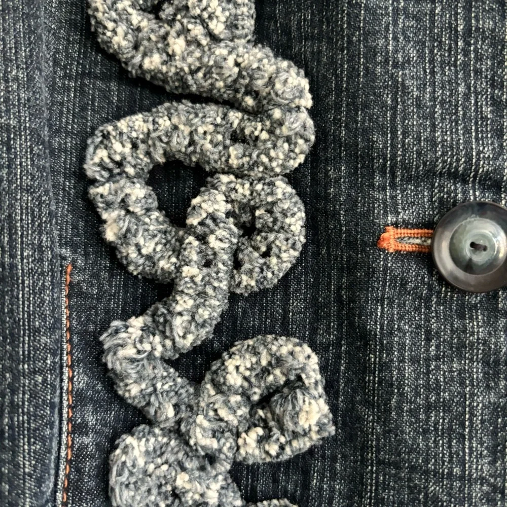 Vintage Worth Denim Jacket, Size 12 - Picture 5 of 11